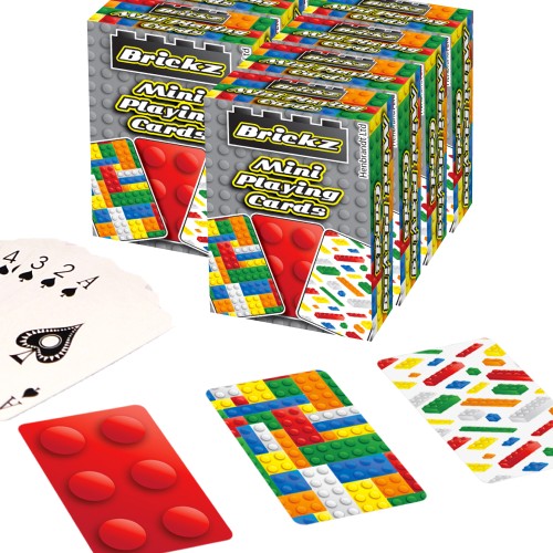 Brickz Mini Playing Cards (x8 Packs)