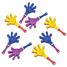 Mini Hand Clappers Party Bag Favour (8 Pack)