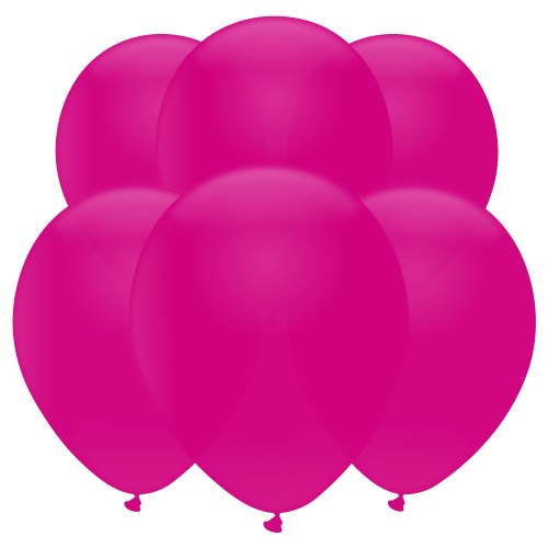 Hot Pink Latex Balloons (6 Pack)