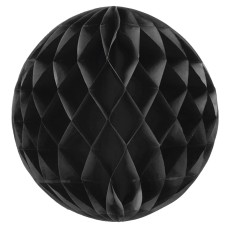8" Black Honeycomb Ball