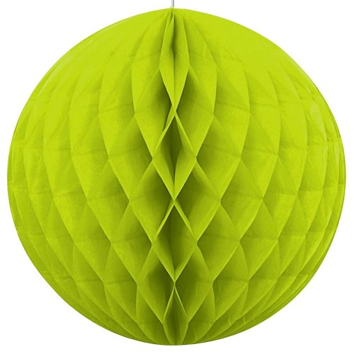 8" Lime Green Honeycomb Ball