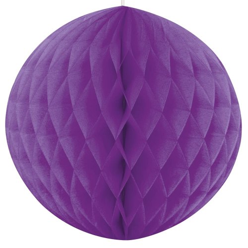 8" Purple Honeycomb Ball