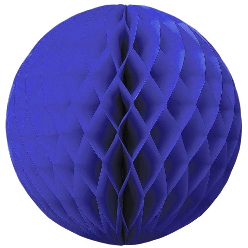 8" Royal Blue Honeycomb Ball