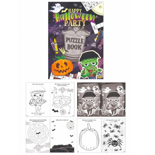 A6 Halloween Puzzle Books (x8)