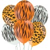 Animal Print Safari 11" Latex Balloons (6 Pack)