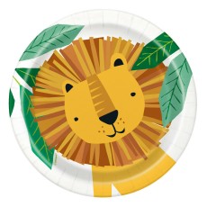 Animal Safari 7" Plates (8 Pack)