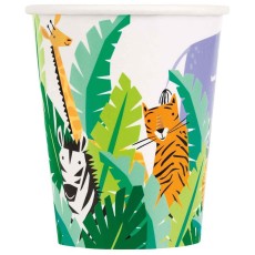 Animal Safari Paper Cups (8 Pack)