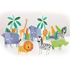 Animal Safari Table Decoration Kit (5 Pack)