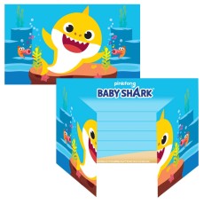 Baby Shark Invitations (8 Pack)