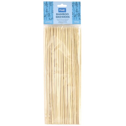 Bamboo Large Skewers (100 Pack)