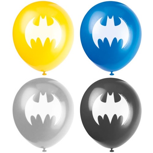Batman Latex Balloons (8 Pack)