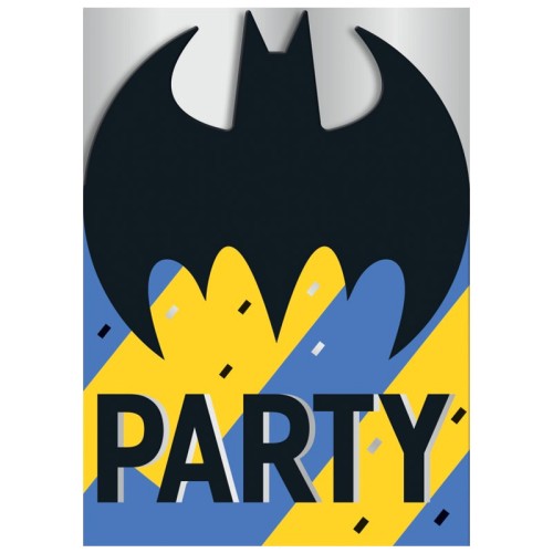 Batman Invitations (8 Pack)