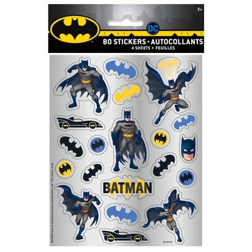 Batman Sticker Sheets (4 Pack)