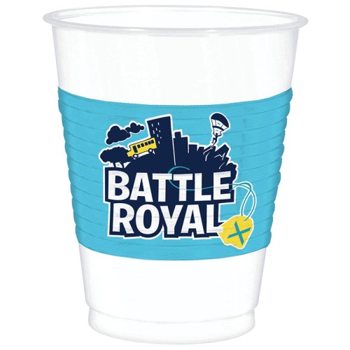 Battle Royal Party Plastic Cups (8 Pack)