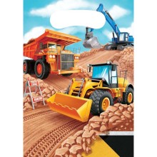 Big Dig Construction Loot Bags (8 Pack)