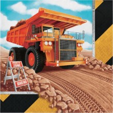 Big Dig Construction Napkins (16 Pack)