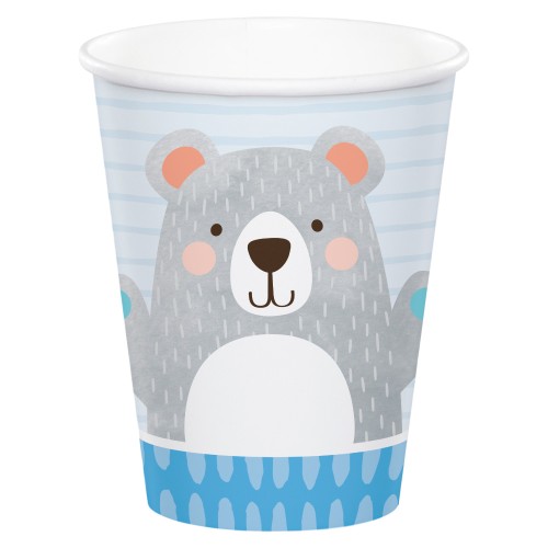 Birthday Bear Paper Cups (8 Pack)