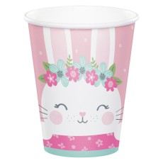 Birthday Bunny Paper Cups (8 Pack)