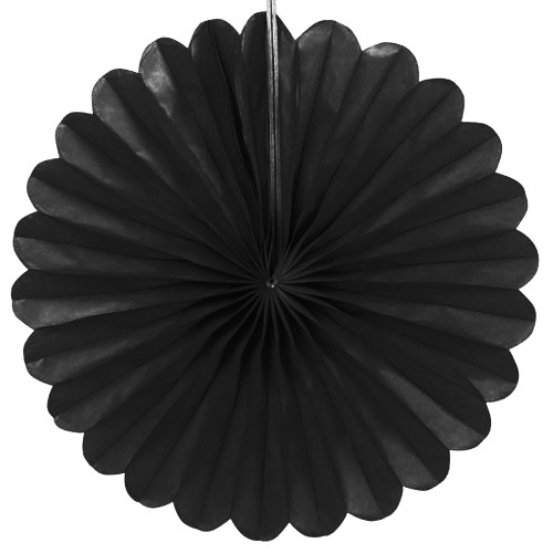 6" Black Decoration Fan (3 Pack)
