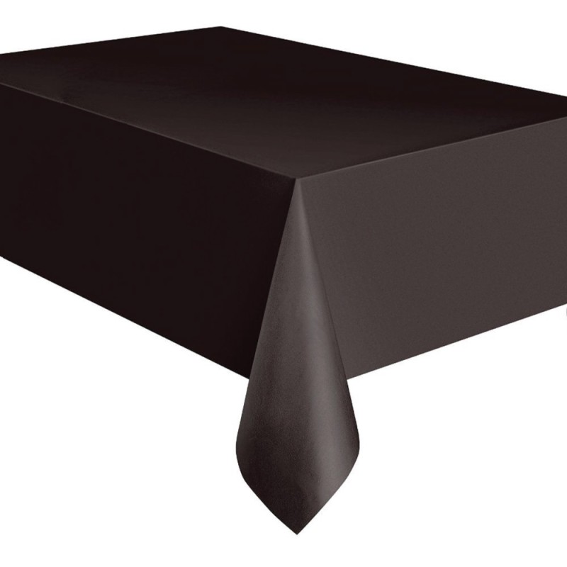 Black Plastic Table Cover 140 X, Black Table Cover Plastic