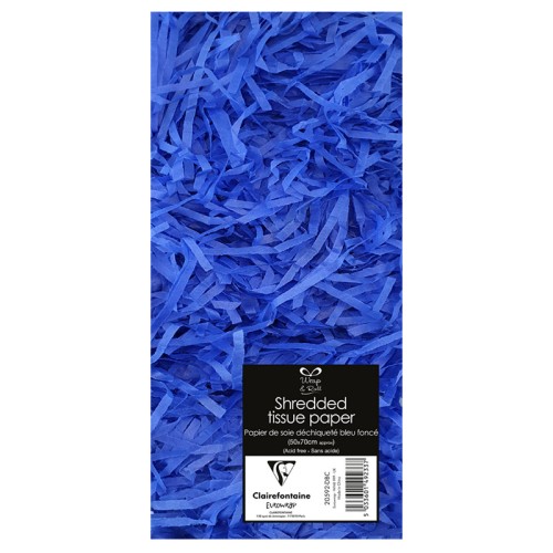 Blue Shredded Tissue Paper