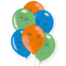 Bluey 11" Latex Balloons (6 Pack)