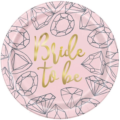 Bride to Be 9" Plates (8 Pack)