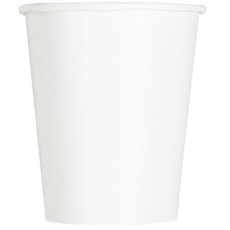 Bright White Party Cups (14 Pack)