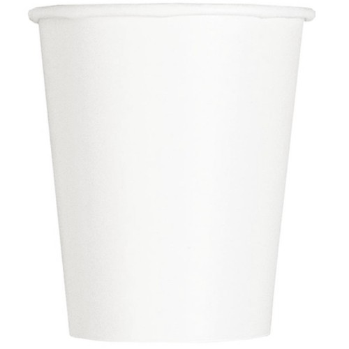 Bright White Party Cups (14 Pack)
