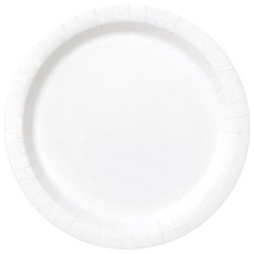 Bright White 9" Plates (16 Pack)