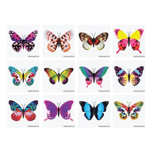 Butterfly Tattoos (x8)
