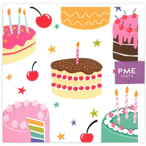Cake Illustrations Greeting Card