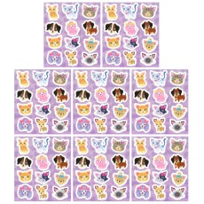 Cats and Dogs Sticker Sheets (x8)