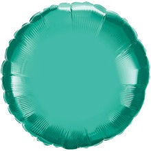 Chrome Green 18" Round Foil Balloon