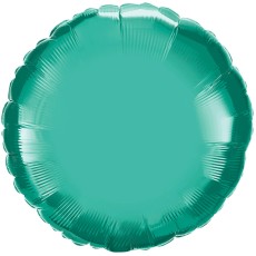 Chrome Green 18" Round Foil Balloon