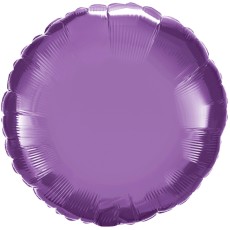 Chrome Purple 18" Round Foil Balloon