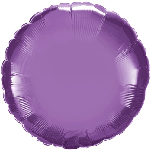 Chrome Purple 18" Round Foil Balloon
