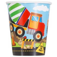 Construction Party Paper Cups (8 Pack)