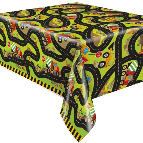 Construction Party Table Cover