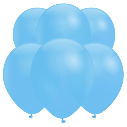 Cool Blue Latex Balloons (10 Pack)