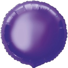 Deep Purple 18" Round Foil Balloon