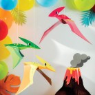Dino Party 3D Hanging Cutouts (3 Pack)