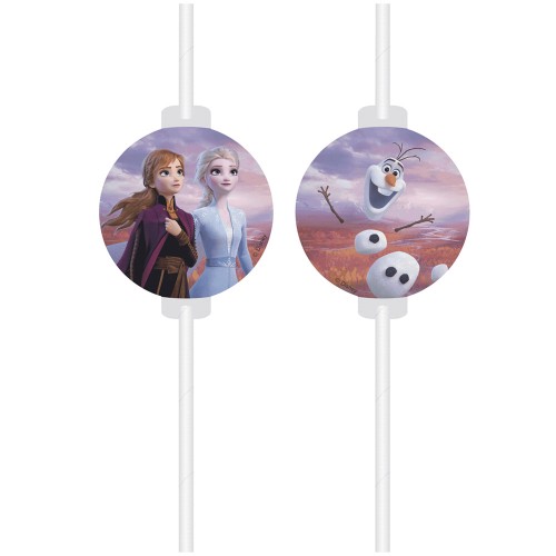 Disney Frozen 2 Paper Straws (4 Pack)