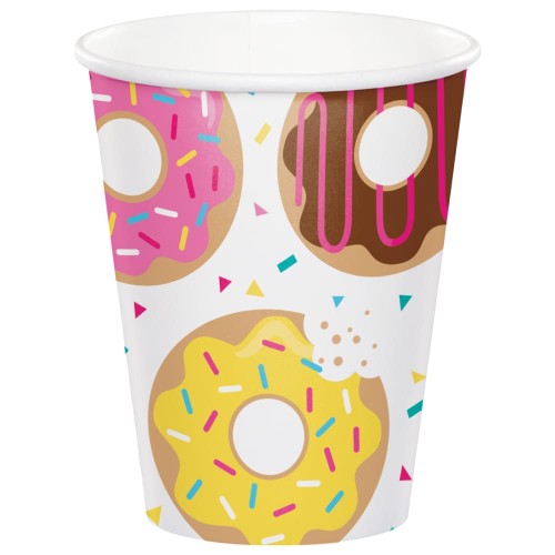 Doughnut Time Paper Cups (8 Pack)