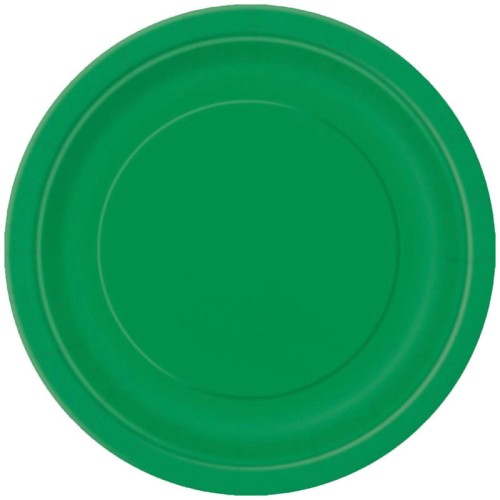 Emerald Green 9" Plates (16 Pack)