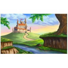 Fairytale Castle Photography Backdrop