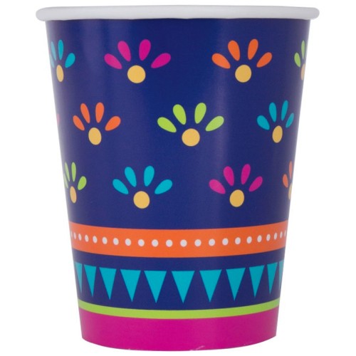 Fiesta Paper Cups (8 Pack)