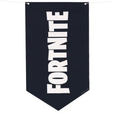 Fortnite Black Fabric 20.5" Pennant Banner