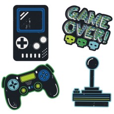 Gamer Wall Decals (4 Pack)
