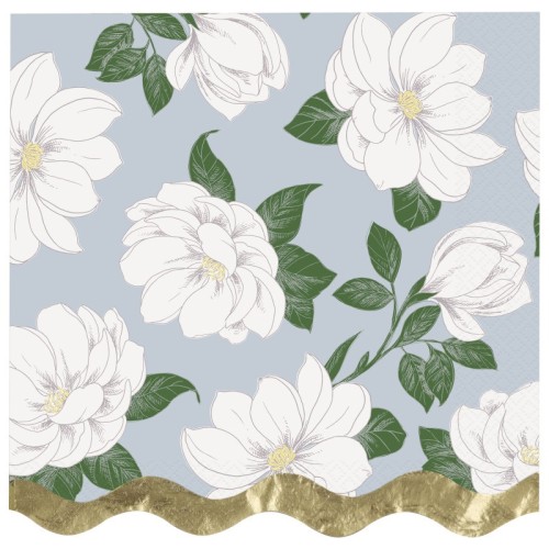 Garden Party Scalloped Napkins (16 Pack)